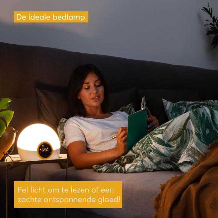 Réveil simulateur d'aube - lumie - nbcku-2000 - led mixtes - éclairage progressif - certifié médical