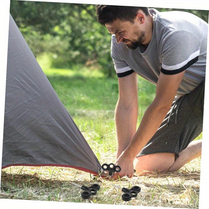 5Pcs Heavy-Duty Black Camping Nails – Non-Slip Tent Stakes for Hiking, Backpacking & RV Anchoring, Durable Outdoor Gift