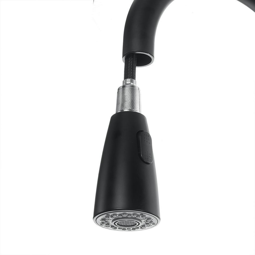 Pull Out Kitchen Faucets Handle 2 Water Mode Kitchen Tap Hole Handle 360 Degree Rotatory Water Mixer Tap Silver /Black New