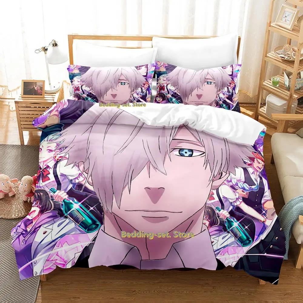 Comfortable SkinFriendly Single Twin Full Queen King Death Parade Size Bed Adult Kid Bedroom Duvetcover Sets Anime parure de lit Quilt