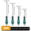 4Pcs Multipurpose Handle Screwdrivers Set With Magnetic Insulated Security Repair Hand Tools Cross/Straight Type Screw Driver
