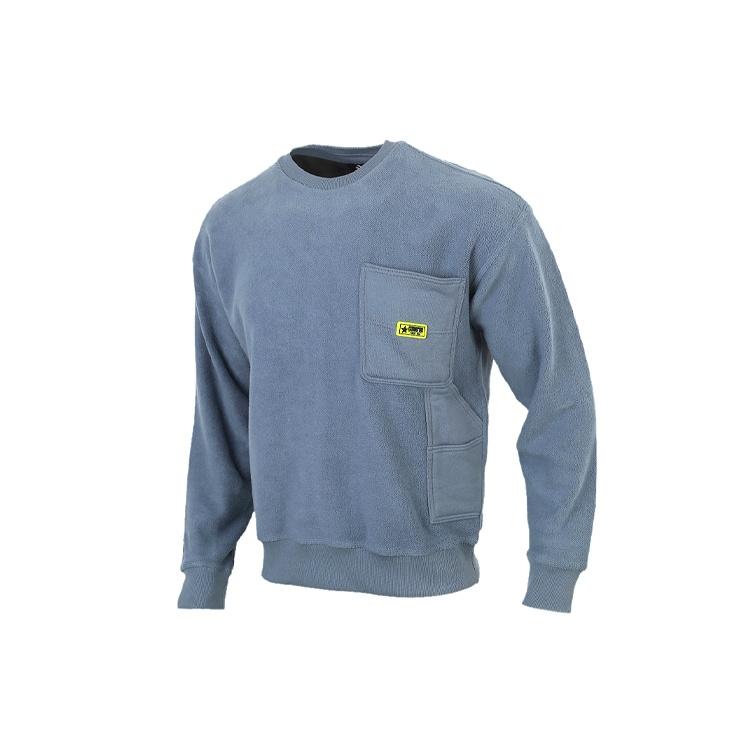 Converse Carpenter Crew Pullover Sweater Asia Sizing  Lakeside Blue  Men s 10019956-A05 L