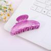Korean Style Starry Sky Acrylic Hair Claw for Women, Glitter Candy Color Clip Ornament.