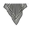 Classic Vintage Checkered Print Imitation Silk Scarf For Spring Summer