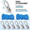 Heavy Duty Rope Tightening Tool with Non-Slip Roller Durable Rope Tensioner for Camping Hiking Tent Guyline Setup