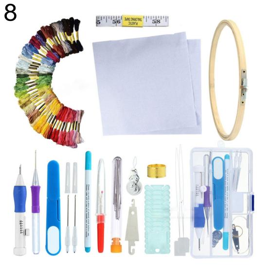 Craft Pen Punch Ace Ață de brodat Kit punct de cruce Accesoriu de cusut DIY