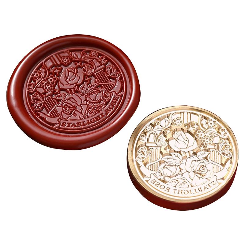 Lovely Wax Seal Stamp Love Theme Stamps for Head Scrapbooks Decorative Gift Pack