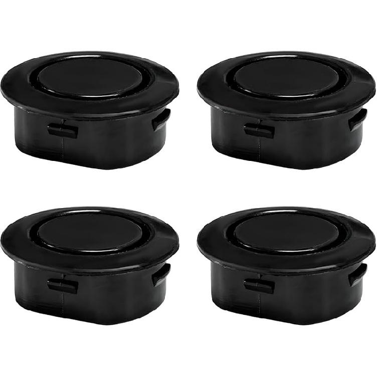 4 Car Rear Bumper Radar Hole Cover,Durable Plastic Front Bumper Sensor Hole Plug,Waterproof Radar Hole Plug Body Protection Accessories,Suitable for