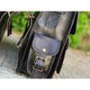 Bull Leather Motorcycle Side Pouch Saddle Panniers Bag Pouch 3 Bags