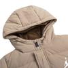 Jordan Logo Print Hooded Down Jacket Kids Outerwear Linen JD2342014GS-003