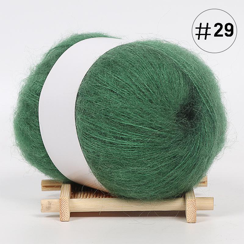 5Pcs Baby Mohair, Hand-woven DIY Sweater Scarf Thread Baby Thread Fine Wool