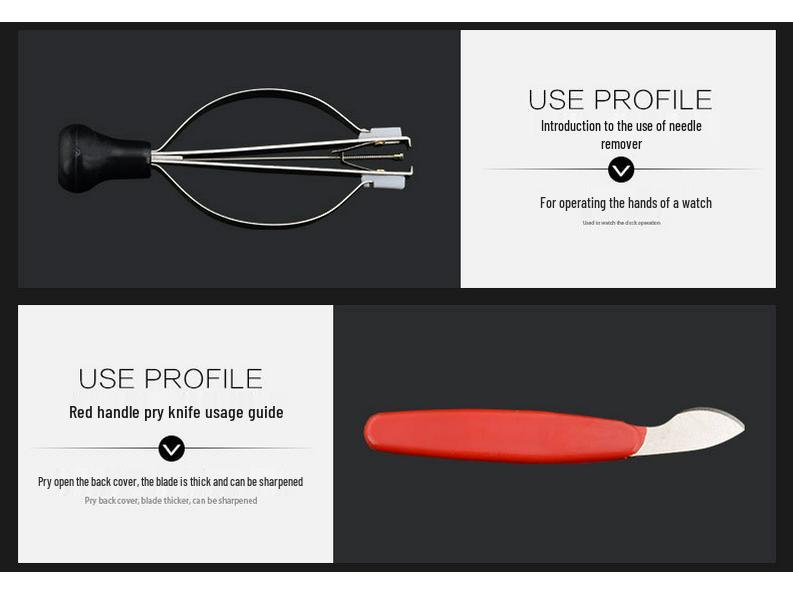 Watch Repair Kit: Band Remover, Link Remover, Disassembly, and Adjustment Tools
