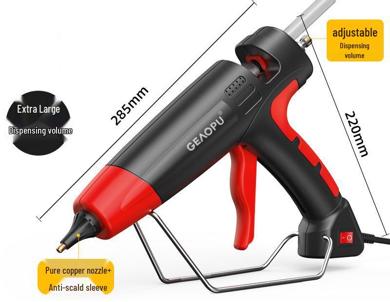 Adjustable Temp Hot Melt Glue Gun - DIY Electric Handy Tool for Crafts and Home Projects