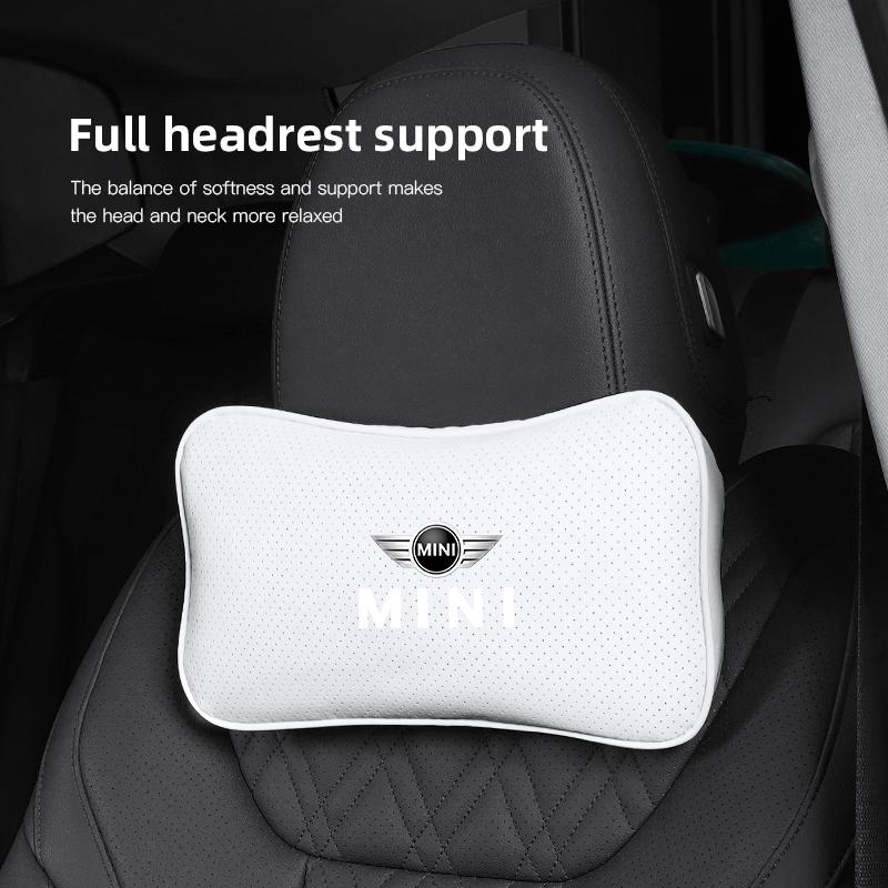 Accessori Supporto Lombare e Poggiatesta in Seta Ghiacciata per Auto MINI Per MINI Cooper One R50 R52 R54 R53 R56 Countryman R60 F55 F56 JCW R58 R59 mjewr55
