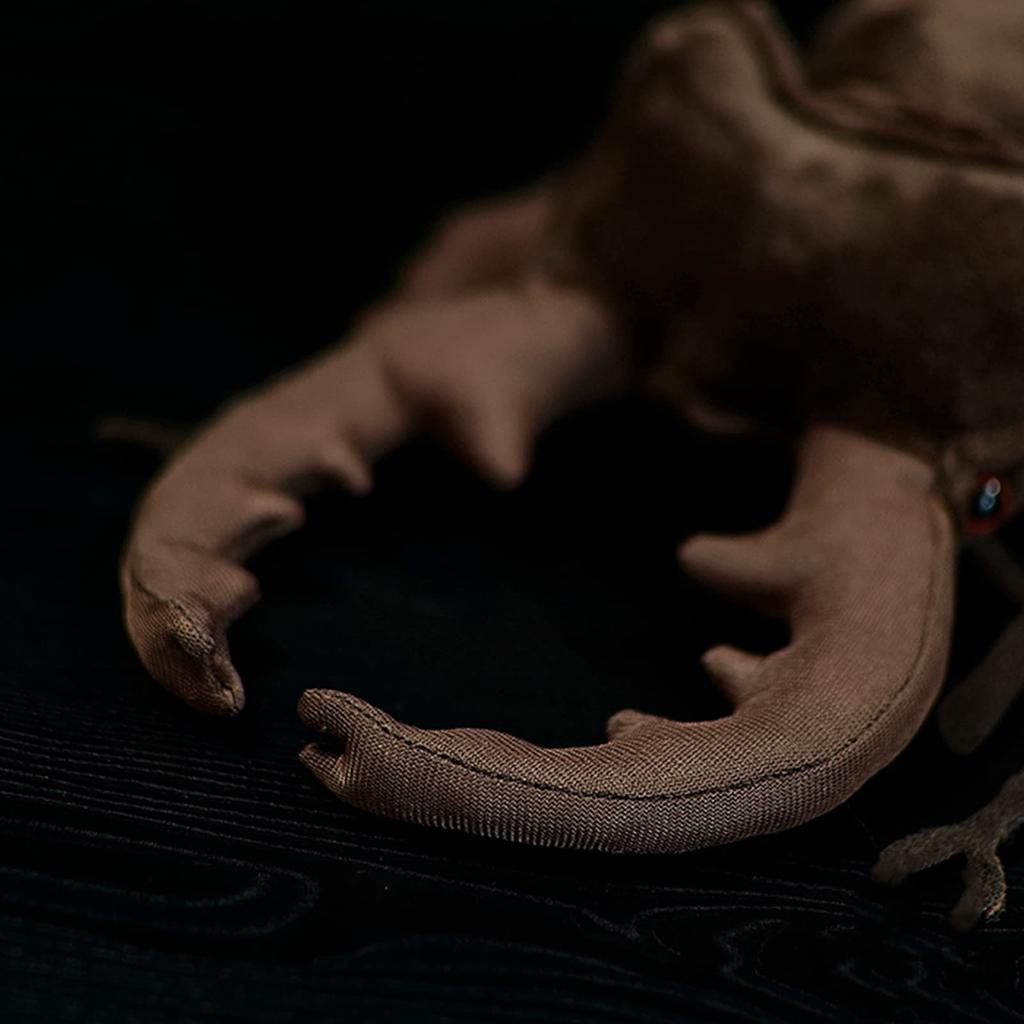 Realistic Stag Beetle Plush Stag Beetle Atlas Animal Insect Beetle Plush 26cm Soft Crustacean Animal Unique Beetle Plush Toy Model Doll Gift for Toy,