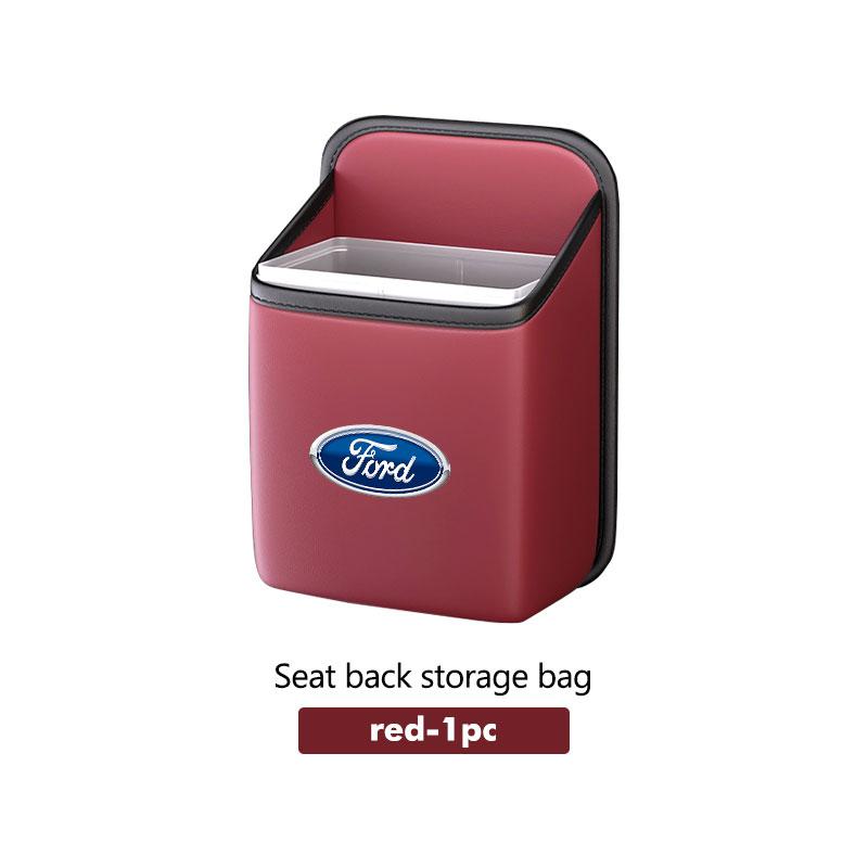 AAAMK1 For Ford Car Trash Bin Seat Back Hanging Storage Can Garbage Organizer Escape Ecosport Fusion Explorer Expedition Taurus