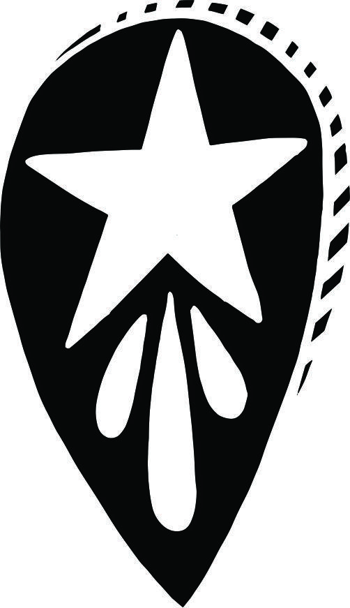 Printtoo Diary Card Star Pattern Square Wooden Rubber Stamp Scrap- booking-2 x 2