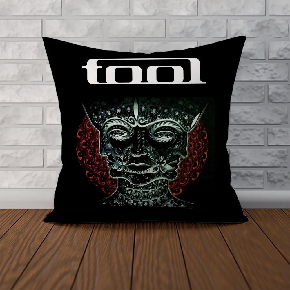Band Rock Black TTool Pillow Case For Car Sofa Decorative Home Doublesided Print Plush Square Throw Pillow Cushion Cover