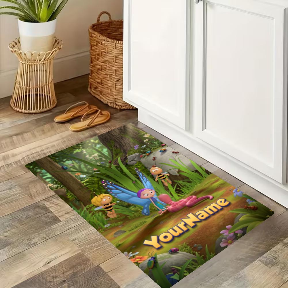 Biene Maja Customize Your Name Kitchen Rug Runner Rug Laundry Mat Hallway Entryway The Best Gift Choice