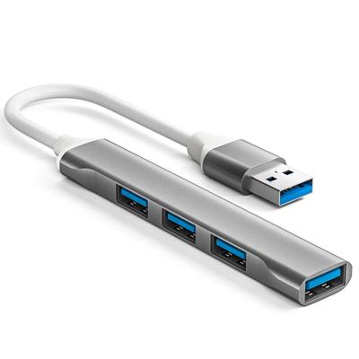 USB USB Port Hub Ultra Slim Hub Dongle Expander for Flash 5Gbps Data Aluminum 3.0 Hub, 4-in-1 Splitter, Laptops, Drives, HDDs, Consoles, Printers,