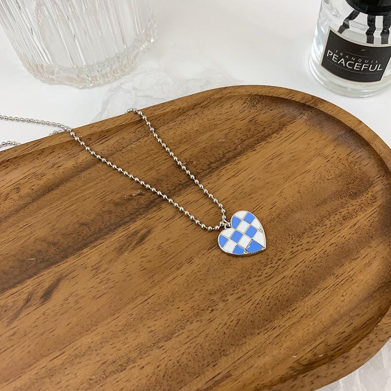 Love Checkerboard Stud Earrings 2025 New Trendy Texture Earrings Earclips Earrings Without Earrings