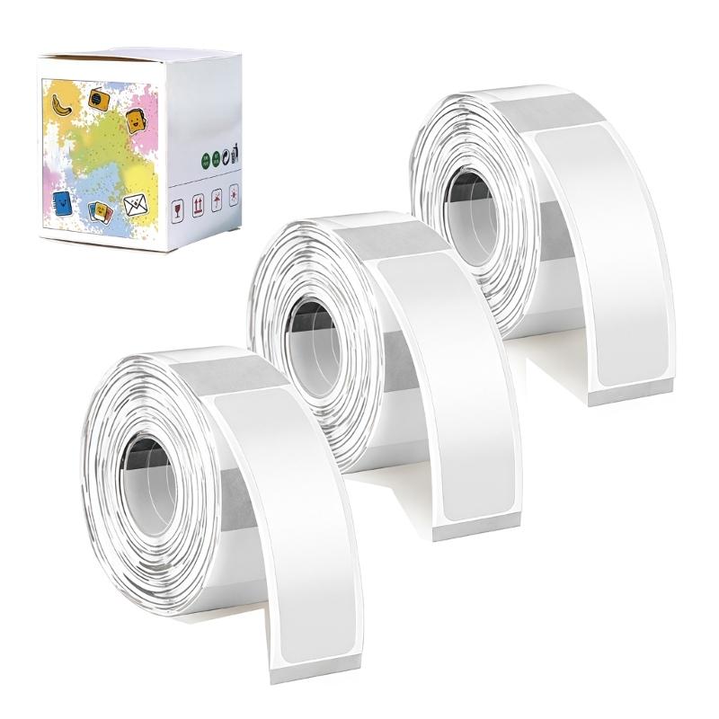 480Pcs Retangular Thermal Labels Paper For Printer Oil and Water Resistant Clear Adhesive Label Sticker for Home Kitchen 1