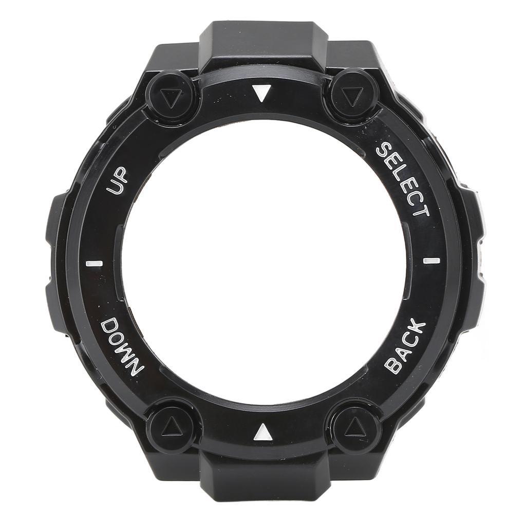 Plastic Protector Cover Case for Watch Bumper Protective Frame(Black White Word )