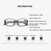 New Anti-Blue Light Reading Glasses Male And Female Oval Frame Fashion Style Mirror High-Definition Prescription Eyeglass