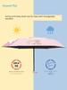 Paradise Umbrella 70% off Sun Protection Parasol Six-Rib Ultra-Light Cute Umbrella for Sun and Rain Dual Use Umbrella for Men and Women Students