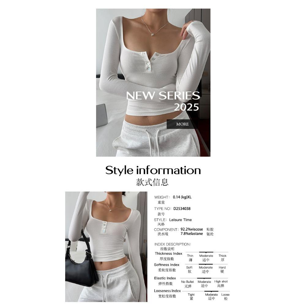 Casual Simple Long-sleeved Vest with T-shirt Inside for Women's 2025 Autumn and Winter