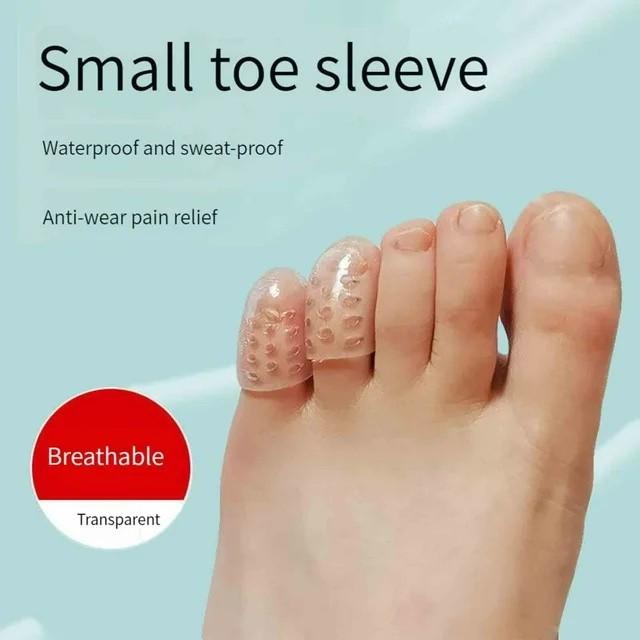 Toe Protector Breathable Silicone Toe Separation Foot Wear Shoes Anti-wear And Sweat Transparent Waterproof