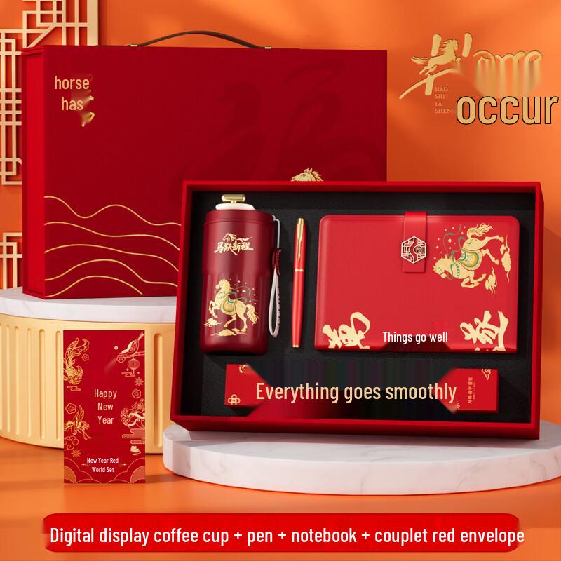 Business Souvenir Gift Set with Digital Coffee Cup
