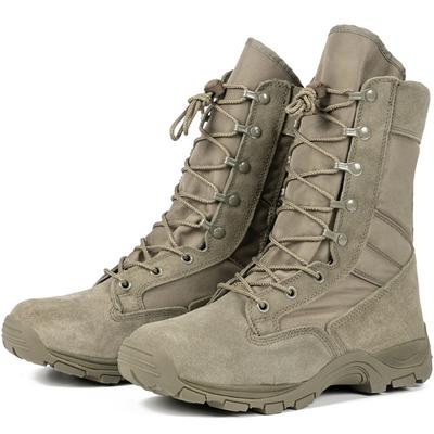 Outdoor High - Top Boots Combat Boots Zipper - Equipped Non - Slip Breathable and Ultra - Light Military Training Boots