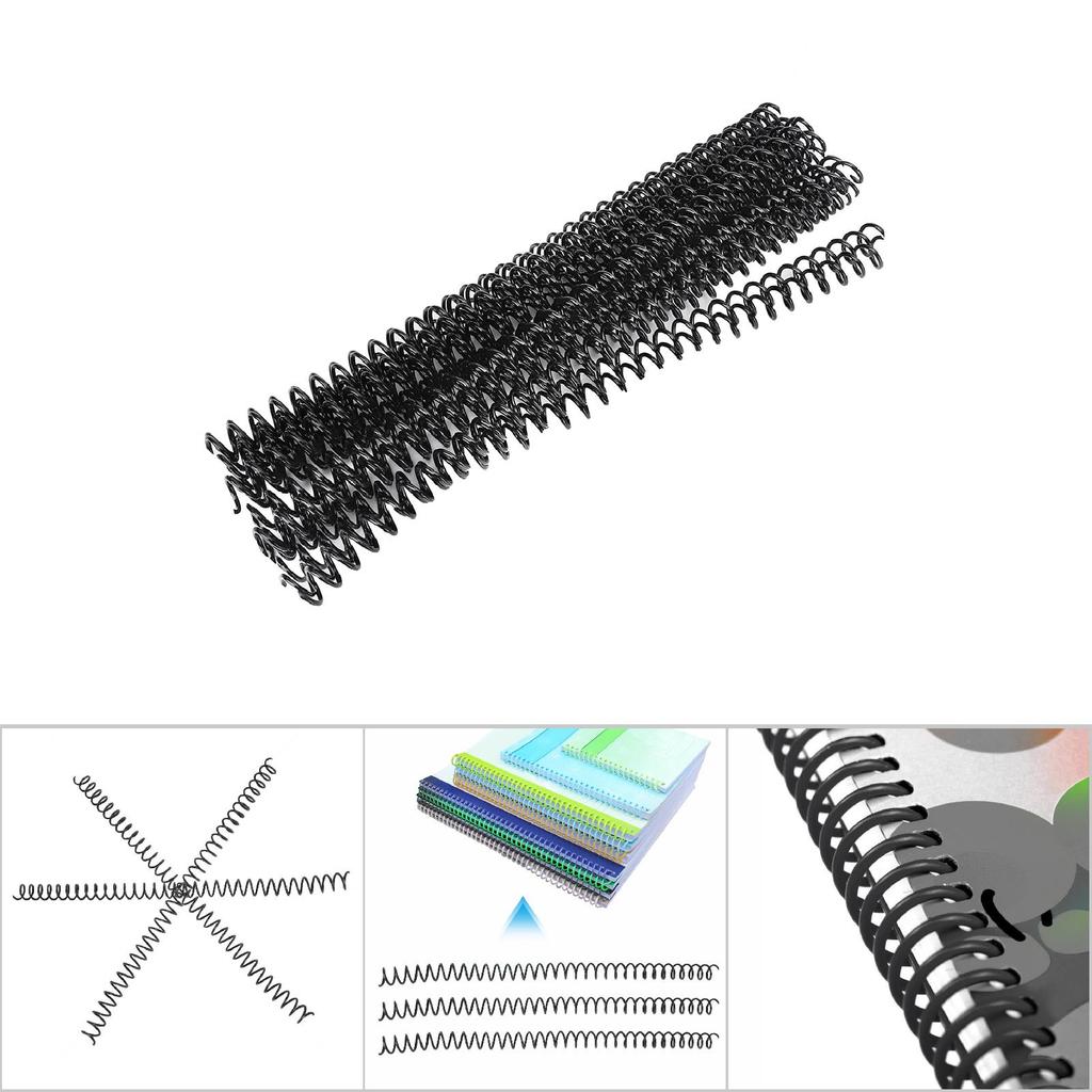 20pcs 30 Hole LoosE leaf Plastic Binding Ring Spring Spiral Rings for A4 Paper