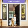 Magnetic Door Curtain Summer-Specific: Heavy-Duty Insect-Proof Mesh, Hands-Free Auto-Closing, No-Drill Install, Pet-Friendly
