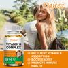 Veganes Vitamin B Komplex 120 Kapseln Hohe Dosierung B12 B6 B1 B2 B3 GVO-frei
