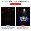 2pcs/Set HD Led Welcome Light Car Door Projector Lamps Car Accessories For Mercedes Benz C63 W117 Cla45 W205 W212 E63 W207 W176 A45 X156 Gla45 AMG