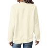 Women's Casual Long Sleeve Half Zip Stand Collar Sweatshirt Top