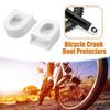 4pcs Silicone Bicycle Cycling Bike Crank Boot Protector Crank Arm Cover White