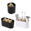Fashionable Kids Electric Toothbrush Holder with Compartments Convenient Portable for Organized Bathroom Accessory