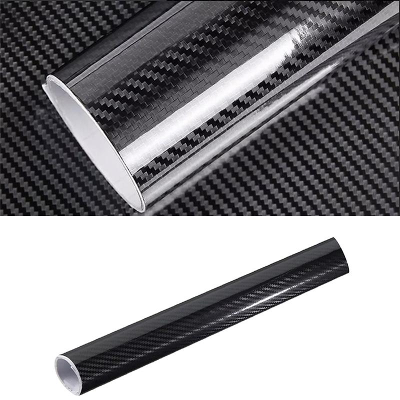 Car 5D Carbon Fiber Film Sticker Vinyl Film 30*300cm/11.8*118.1inch Self Adhesive Sheet Vinyl Wrap Film Protective Film Stickers