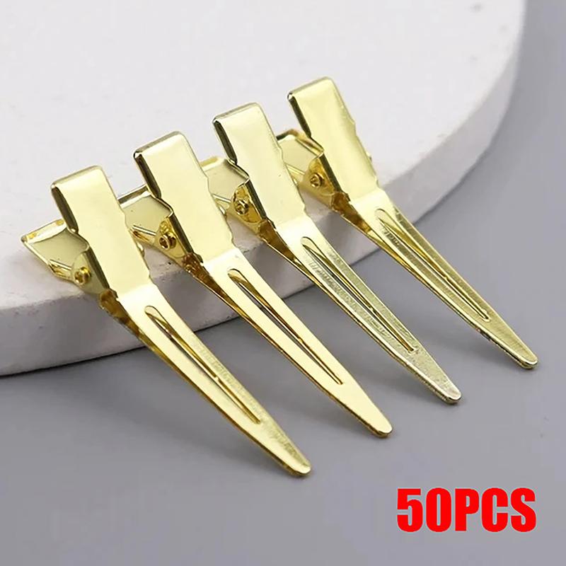 50Pcs Professional Ladies Salon Fixed Hair Pin 4.5Cm Metal Hair Clips Hair Root Fluffy Clips Diy Tools Hair Accessories