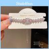 Elegant Zircon Heart Flower Bracelet For Women Handmade Gift For Ladies