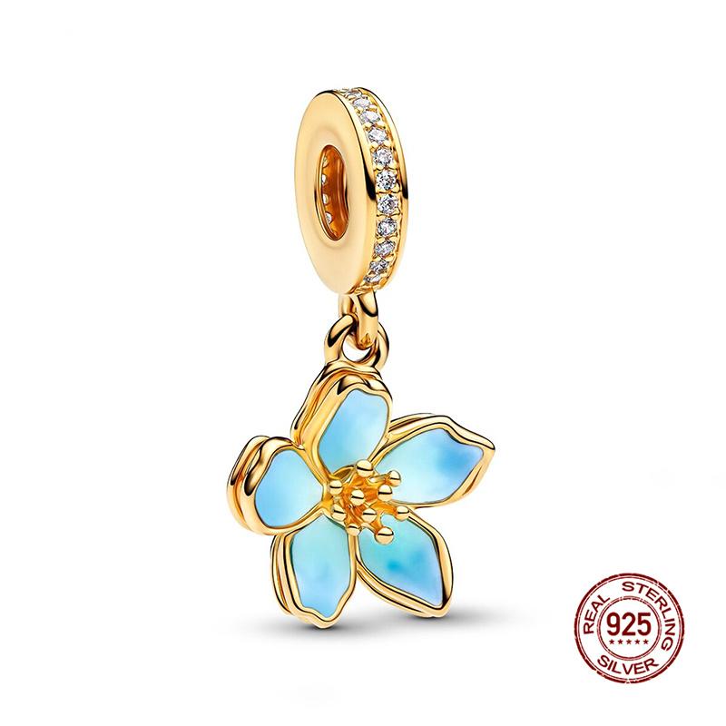 925 Silver Butterfly Dragonfly Charms Beads for 3mm Bracelet Necklace DIY Women Fine Jewelry Gift