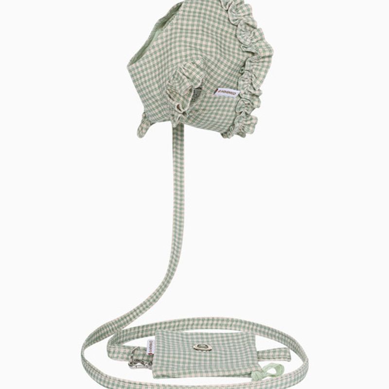 MIMINKO Golden Check Rüschen Geschirr SET [DP3XP4300]