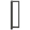 Vidaxl Nogi Do Stołu Barowego, 2 Szt., Antracyt, 40X35X(110-111) Cm