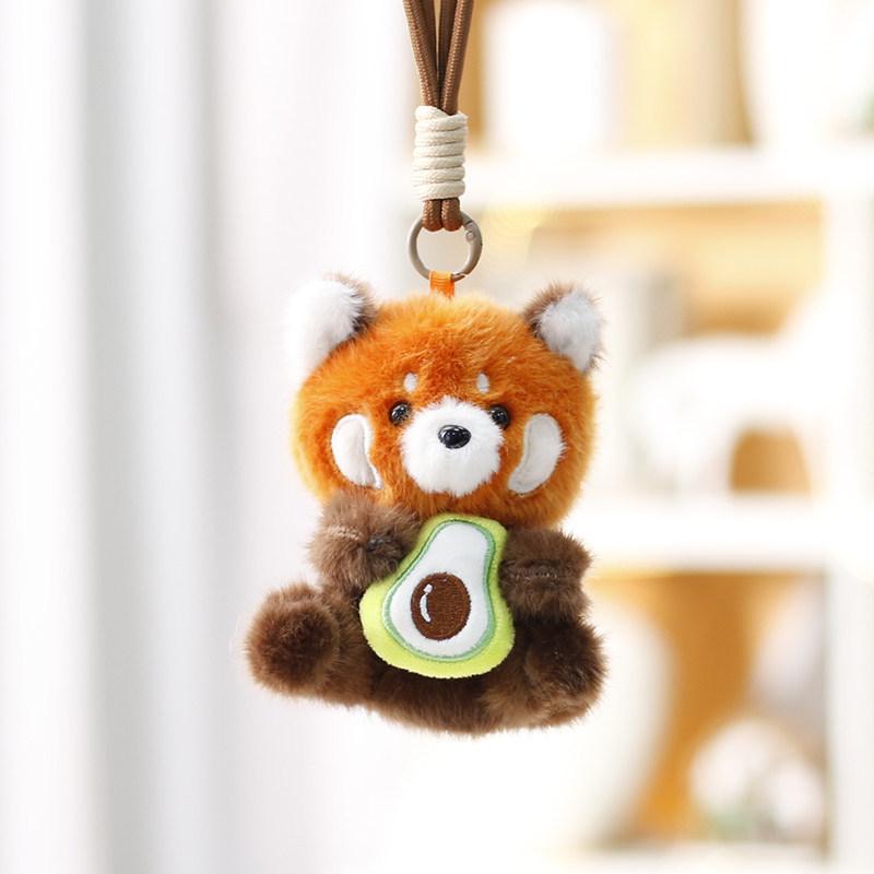 Chaveiro de Pelúcia de Elefante Para Meninas Decoração de Animal Fofa Presente
