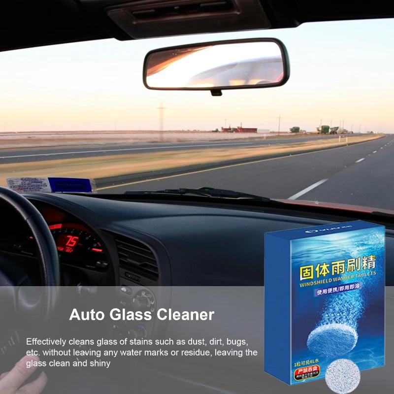 Car Windshield Washer Effervescent Tablets Liquid Replacement Concentrated 10/20/100 PCS Strong Cleaning for Autos
