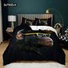 Orangutan Duvet Cover Set Bohemian Monkey Printed Bedding Set For Kids Boys Teen Men Microfiber Primitive Animal Comforter Cover