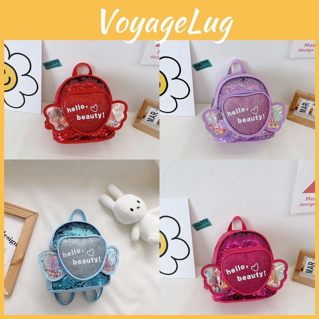 Cartoon Backpack Love Animal Kids Pu Book Bag With Fabric Impactresistant